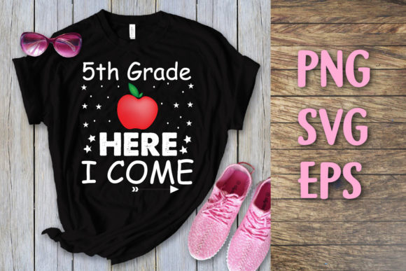 5th Grade Here I Come Back to School SVG – More Than Just a Design