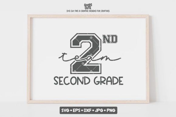 Back to School 2 Second Grade Team SVG – A Practical Asset for Creators and Classrooms