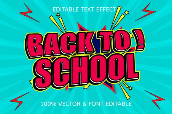 Back to School Color Pink Blue Editable