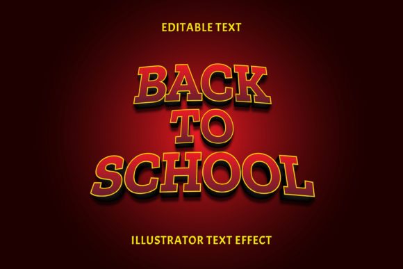 BACK to SCHOOL COLOR RED BLACK EDITABLE