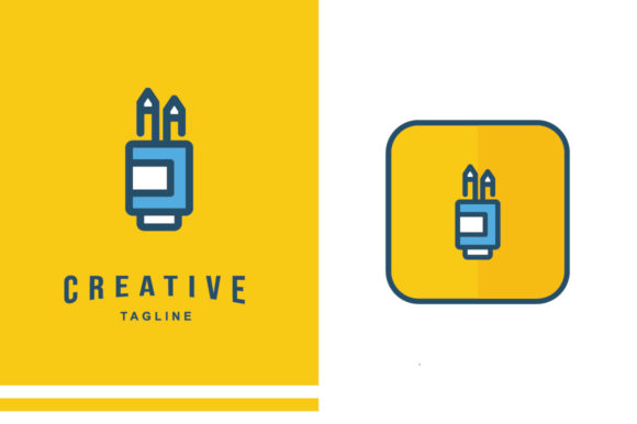 Back to School Icon: Pen Case Vector Design