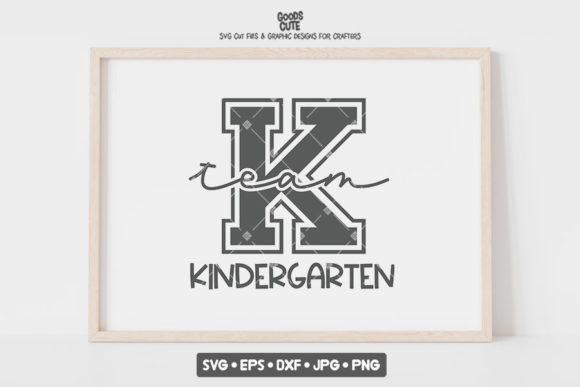 Back to School Kindergarten Team SVG for Creative Projects
