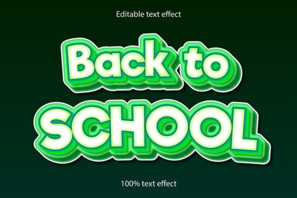 Back to School Text Effect Cartoon Style: A Versatile Design Tool for Modern Creatives