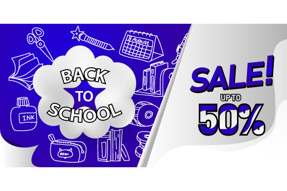 Blue Banner Sale Back to School Template: A Strategic Tool for Effective Marketing and Branding