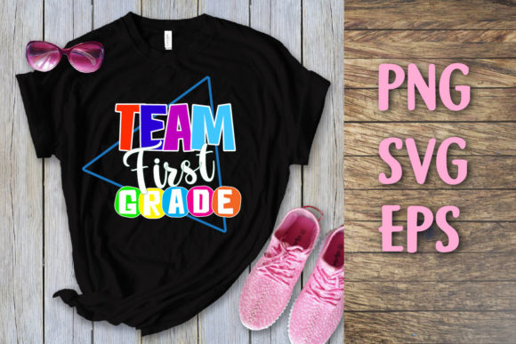 Building a Print on Demand Business Around Back to School Team 1st Grade SVG Assets