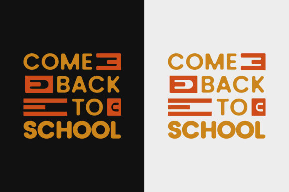 Come Back to School T-Shirt Designs